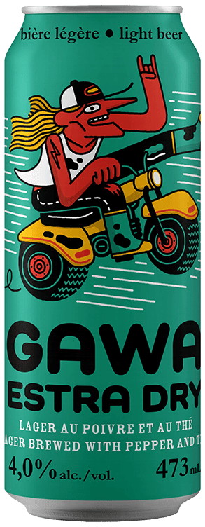 Gawa estra dry - Microbrasserie du Lac St-Jean